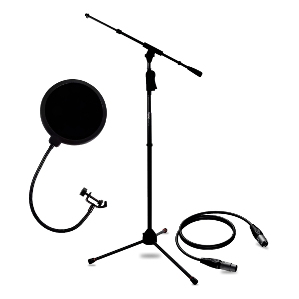 Kit de accesorios para Home Studio : antipod + soporte de micrófono + cable XLR