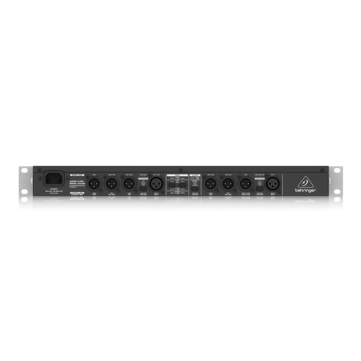 Behringer CX3400 V2 - Crossover Estéreo de Alta Precisión - Imagen 3