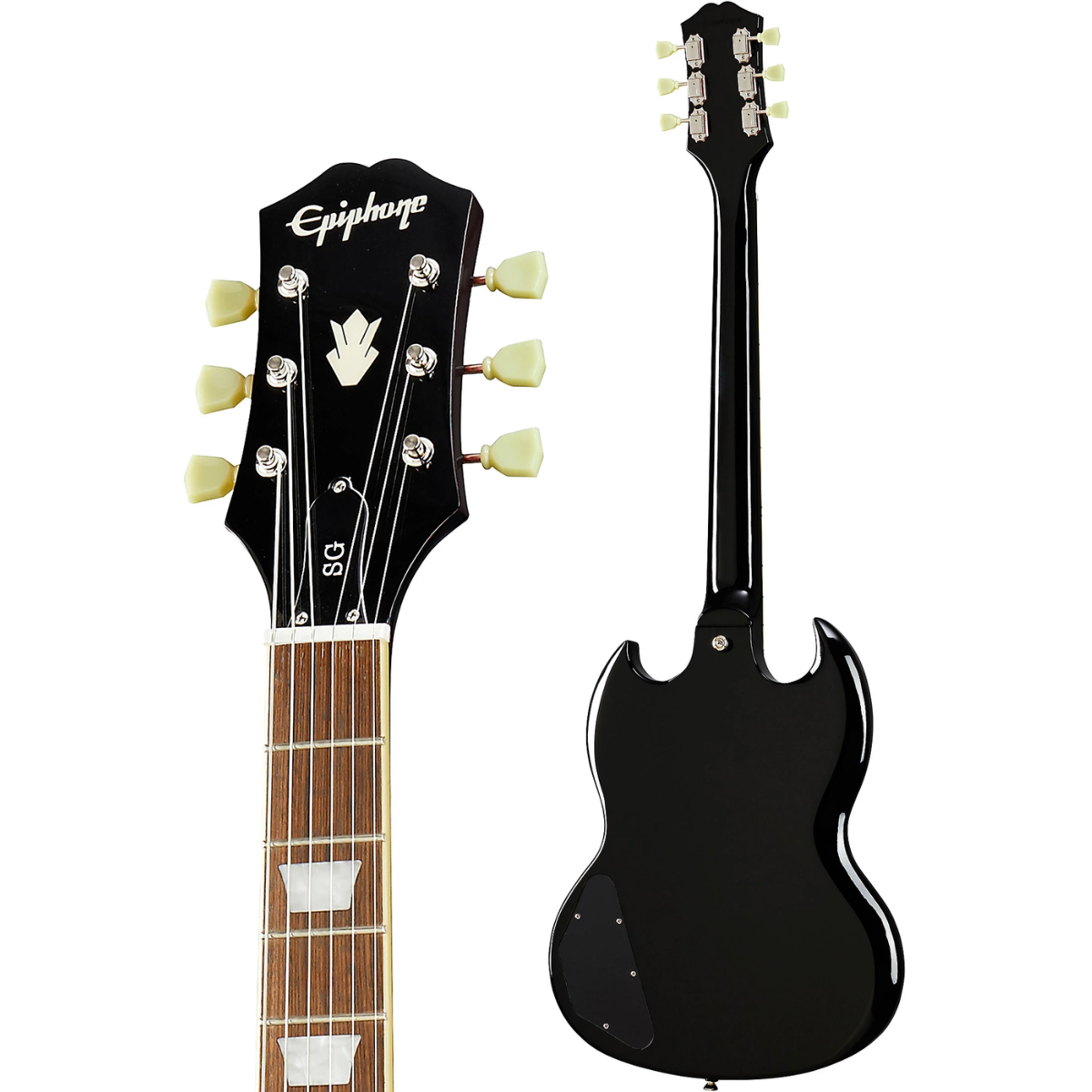 Epiphone EISSBEBNH1 - Guitarra eléctrica SG Standard Ebony - Imagen 2