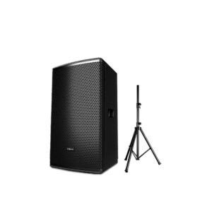 Parlante activo Audiocenter AC SA315+ de 15" con 1000W RMS, DSP digital y Bluetooth integrado para sonido profesional en Perú